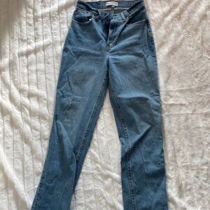 Abercrombie and Fitch CURVE LOVE 90's straight ultra high-rise jeans